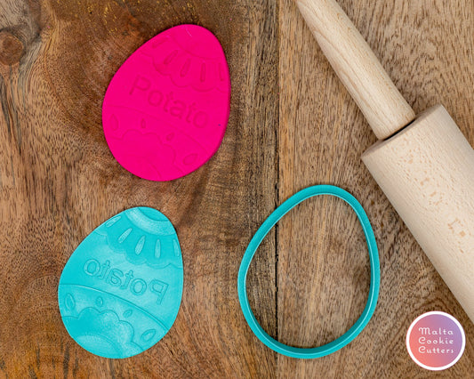 Custom Name Easter Egg cookie cutter