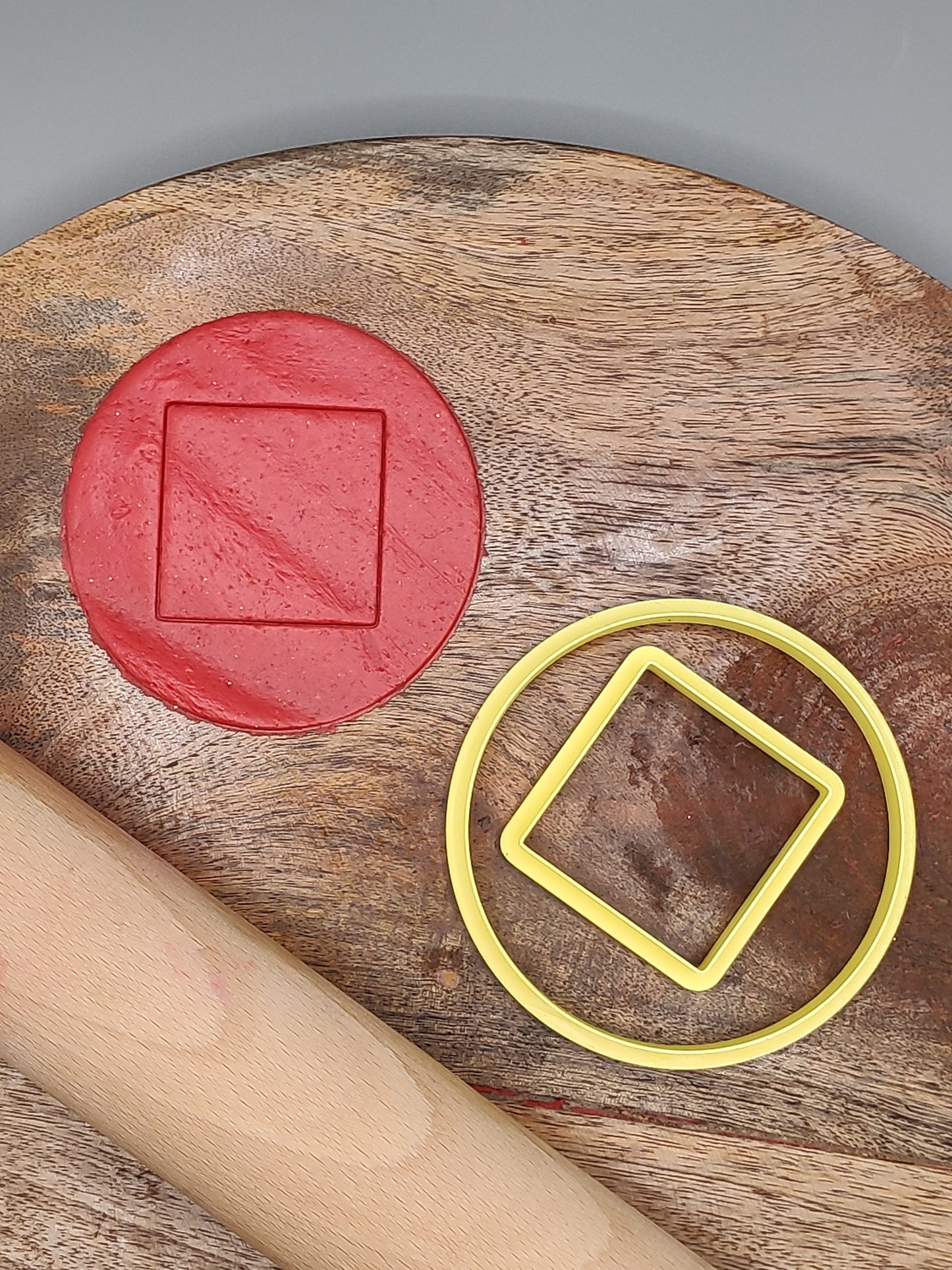 Basic Shape Cookie Cutters Set - Circle Square Umbrella Triangle Star