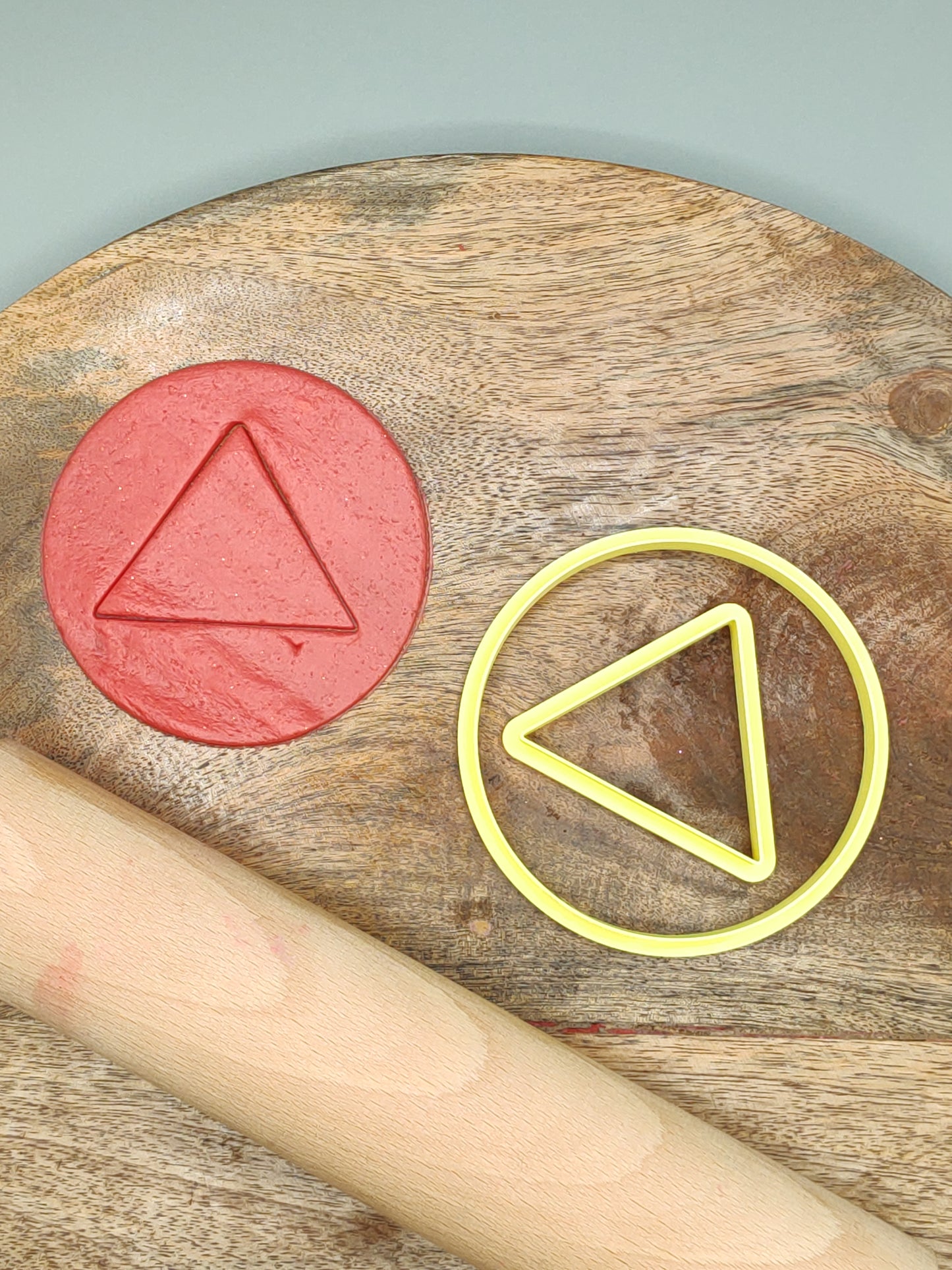 Basic Shape Cookie Cutters Set - Circle Square Umbrella Triangle Star