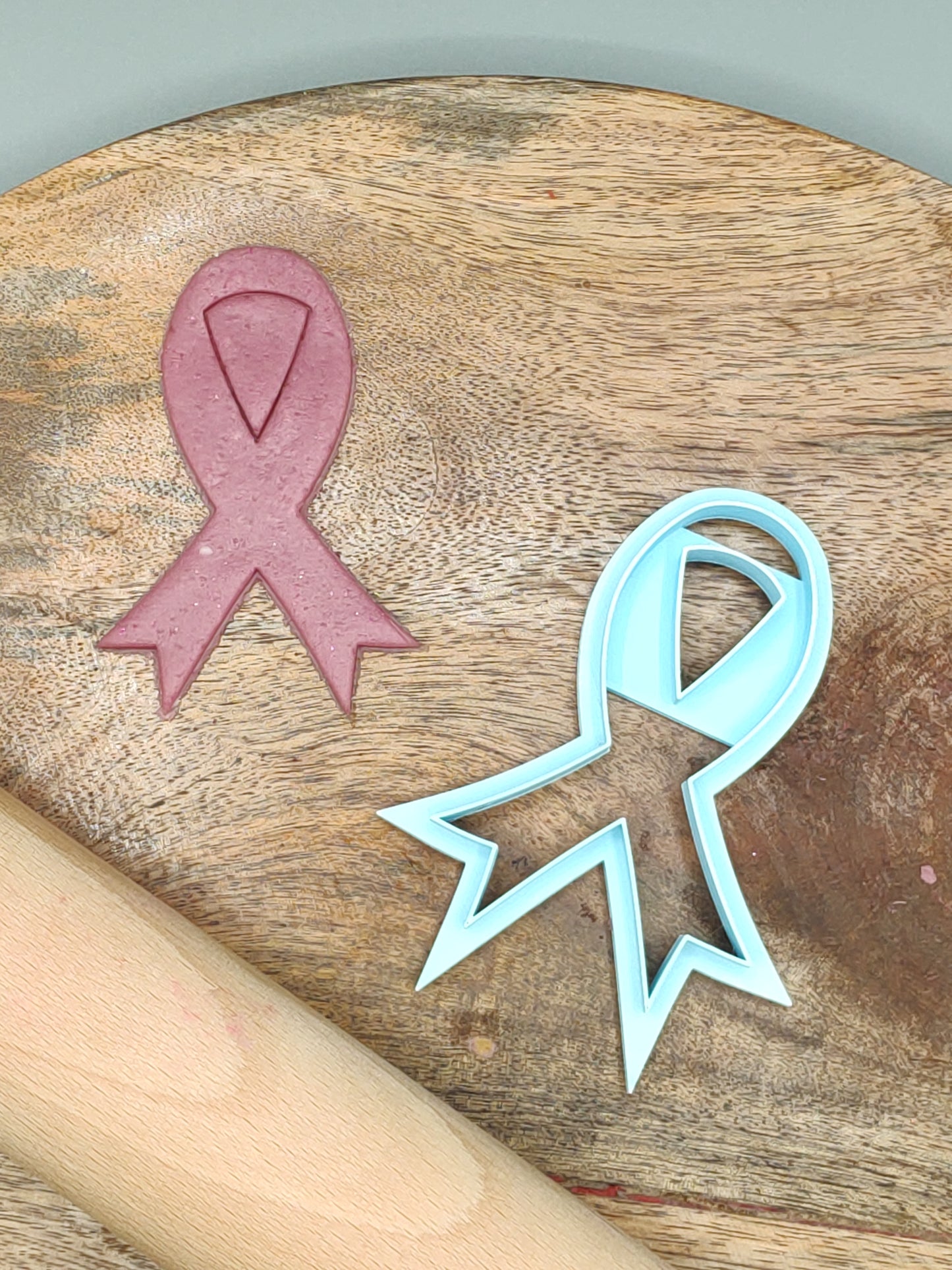 Awareness Ribbon Pink October Cookie Cutter