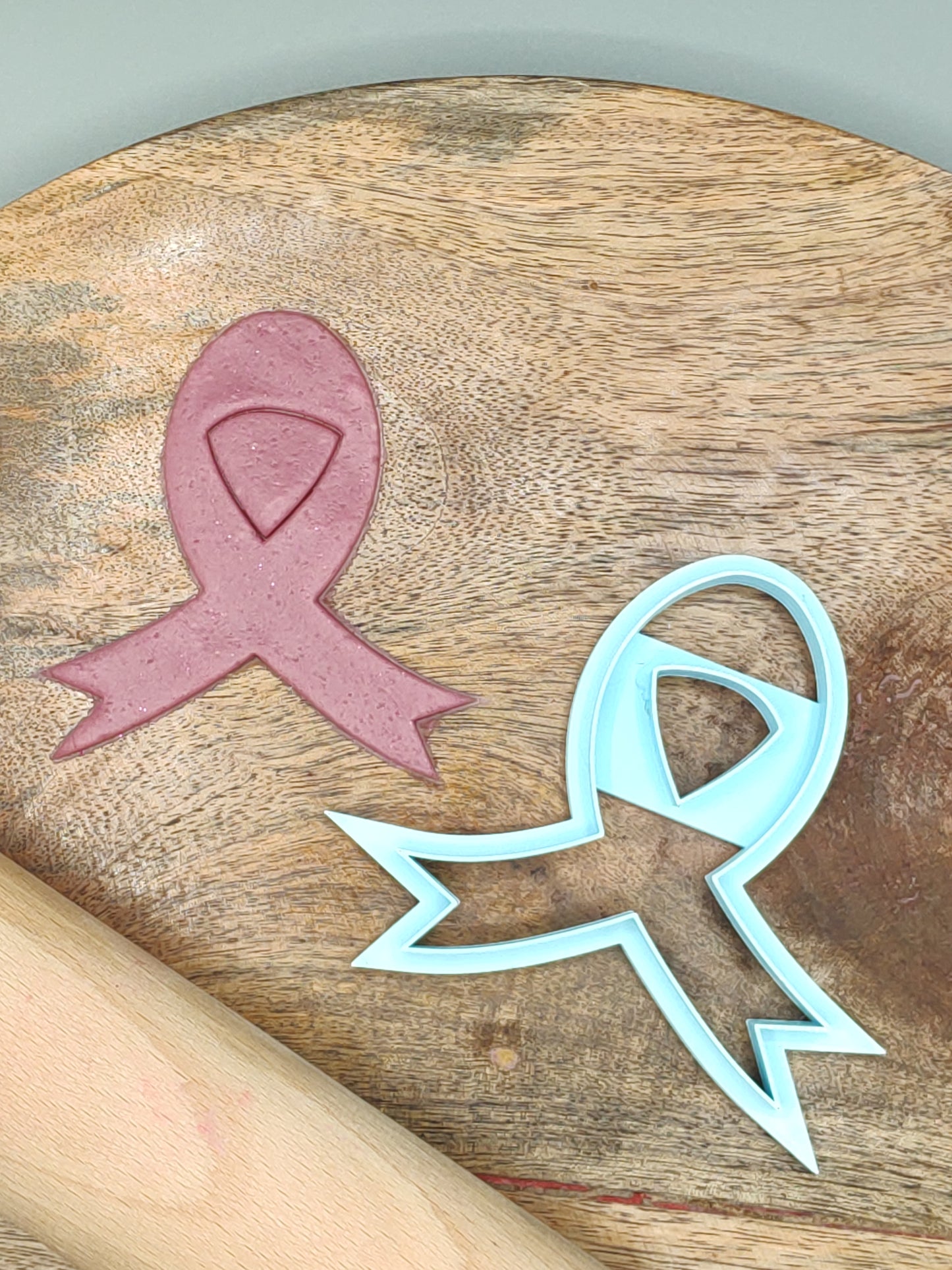 Awareness Ribbon Pink October Cookie Cutter