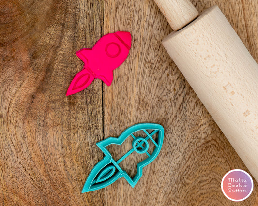 Spacecraft Spaceship Rocket cookie cutter