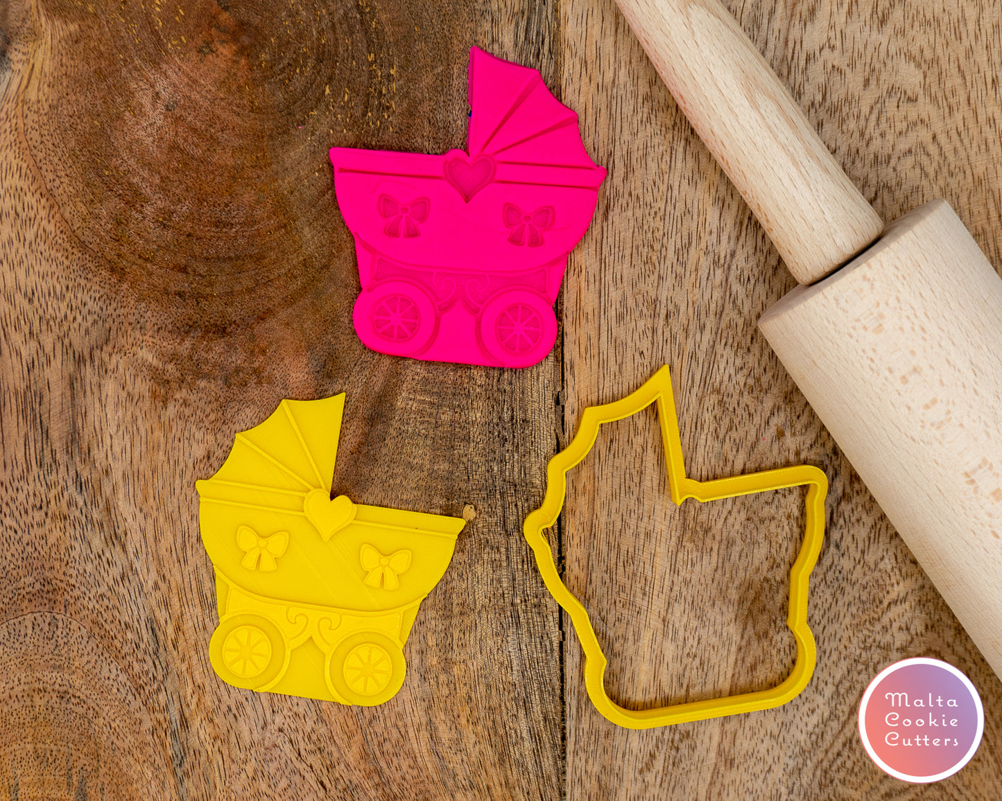 Pram baby Shower Gift Expecting Babies cookie cutter