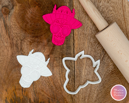 Sugar Skull Halloween  Day of the Dead Cookie Cutter Gift Idea