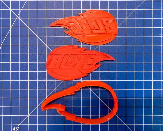 Blaze Logo | Cookie-Cutter  | Unicorn Cutters
