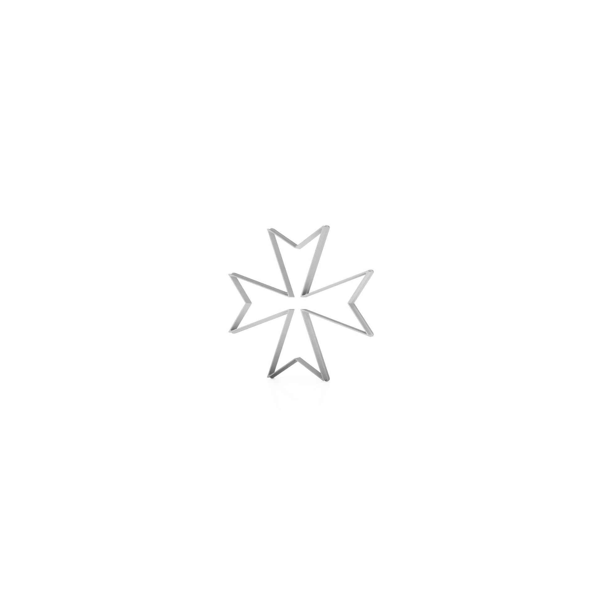 Maltese Cross / St. John Cross Cookie Cutter | biscuits fondant clay cheese sugarpaste marzipan firefighter cross - Malta Cookie Cutters