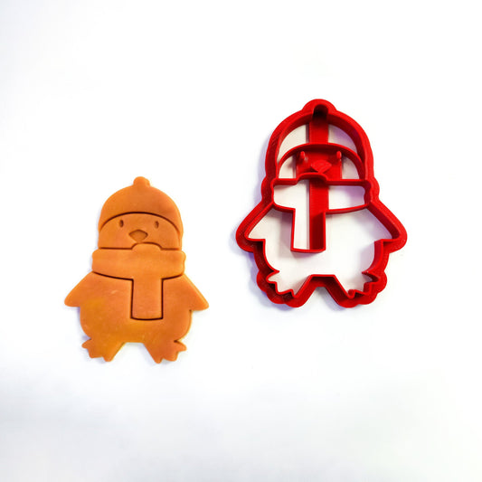 Cute Penguin Animal Cartoon Character Cookie Cutter | biscuits fondant clay cheese sugarpaste marzipan - Malta Cookie Cutters
