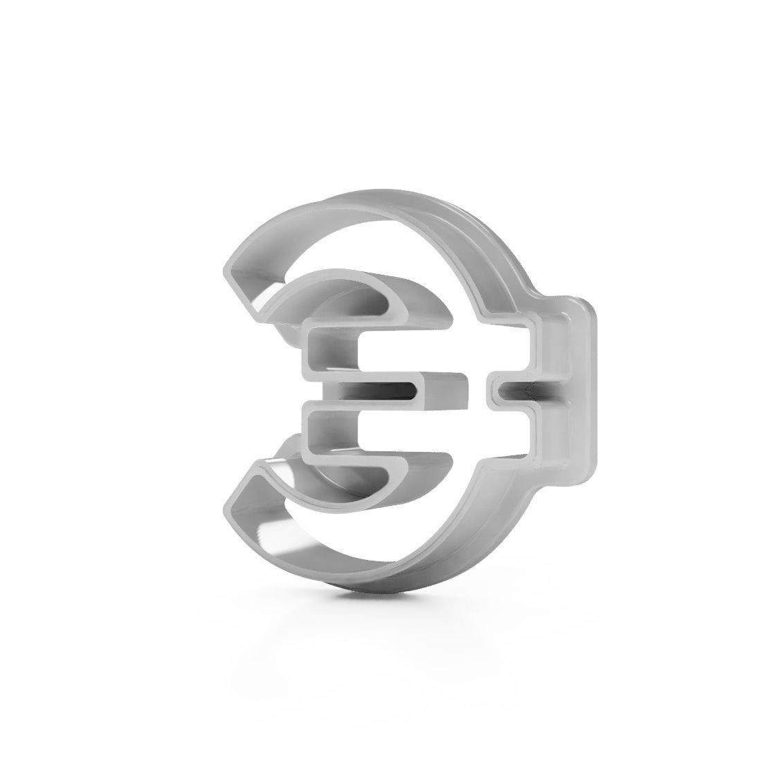 Euro Cookie Cutter and Cookie Stamp | biscuits fondant clay cheese sugarpaste marzipan - Malta Cookie Cutters