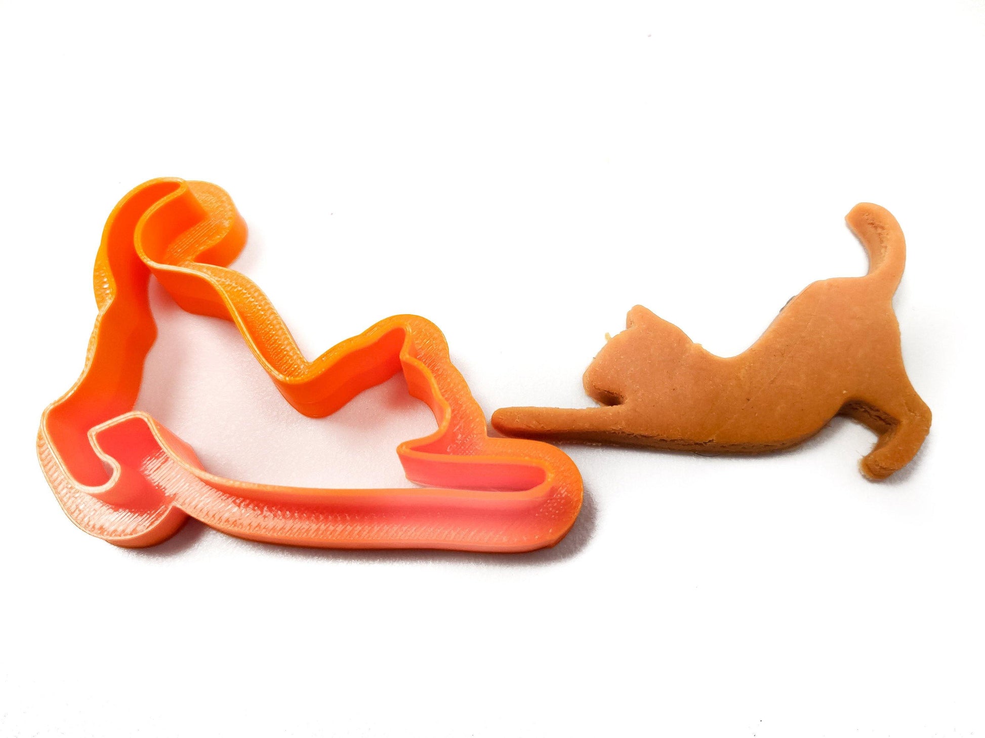 Cute Cat Cookie Cutters with different poses Stretching cat, sitting cat and walking cat icing cutter | biscuits fondant clay cheese - Malta Cookie Cutters
