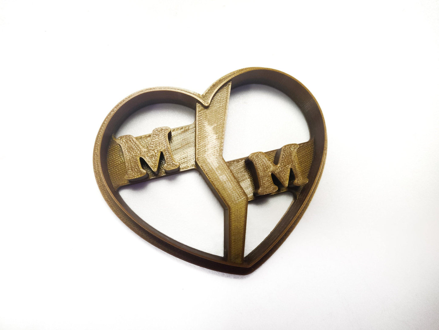 Custom personalized Saint Valentine heart puzzle cookie cutter pastry cutter icing cutter for your loved one Valentine's Gift - Malta Cookie Cutters