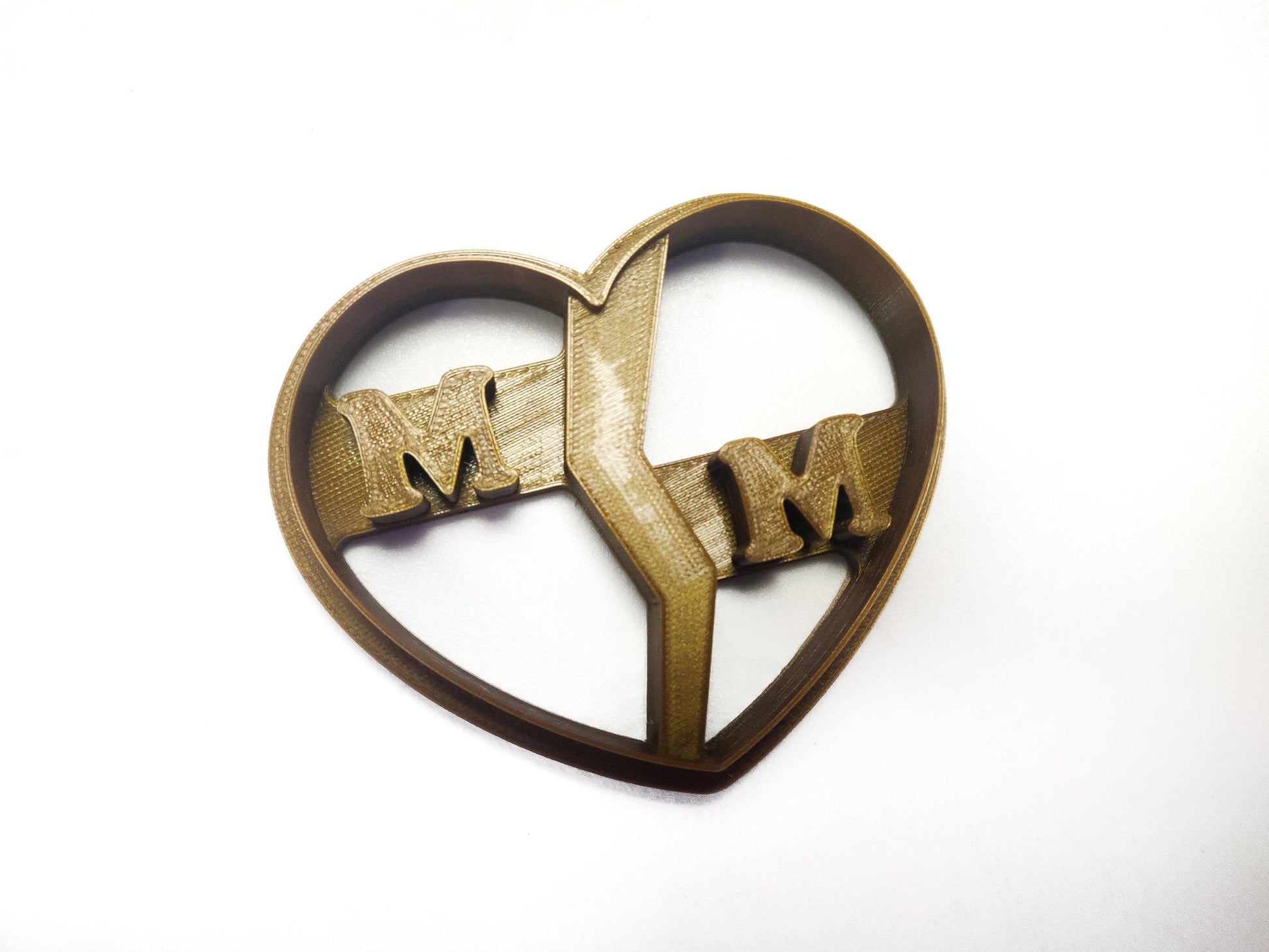 Custom personalized Saint Valentine heart puzzle cookie cutter pastry cutter icing cutter for your loved one Valentine's Gift - Malta Cookie Cutters