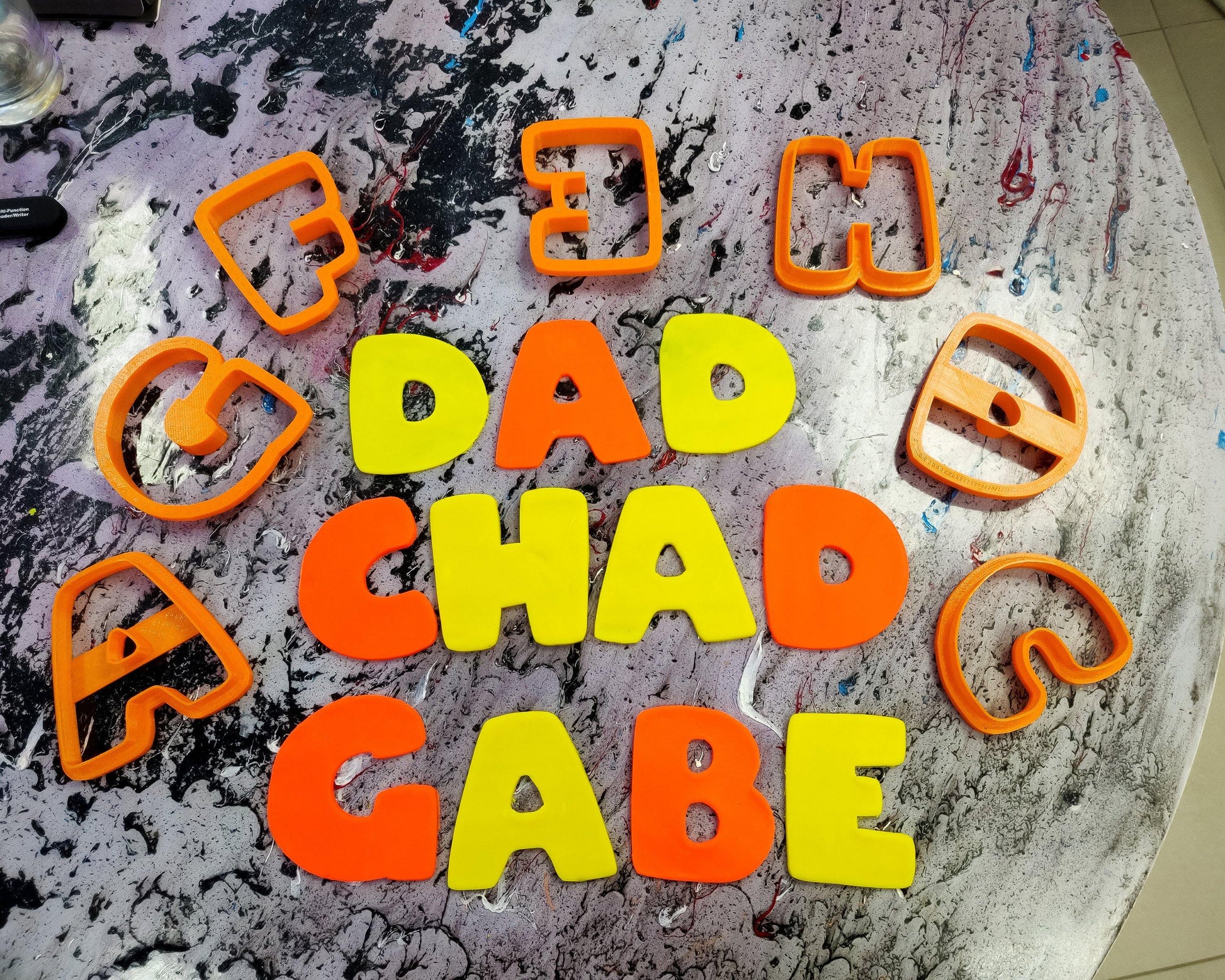 Alphabet Your Name Custom Letters Cookie Cutters | biscuits fondant clay cheese sugarpaste marzipan - Malta Cookie Cutters