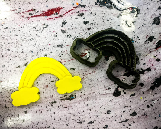 Rainbow Cookie Cutter | biscuits fondant clay cheese sugarpaste marzipan - Malta Cookie Cutters
