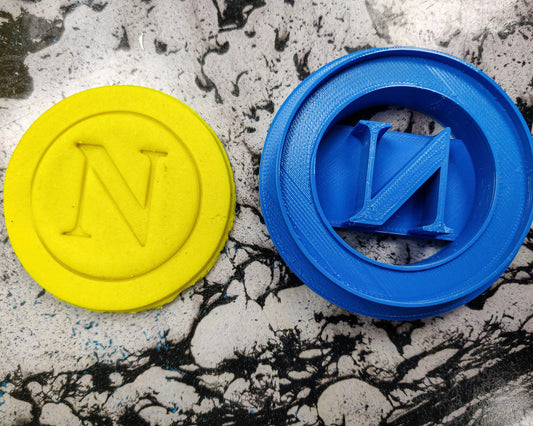 SSC Napoli Calcio cookie cutter tagliabiscotti italian football futbol Associazione Calcio Napoli - Malta Cookie Cutters