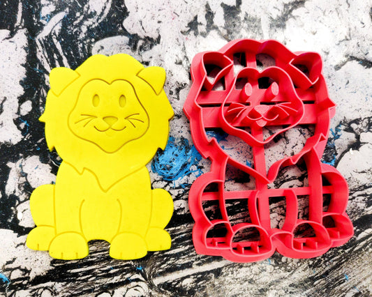 Cute Lion Cartoon Cookie Cutter Animal Cookie Cutter Biscuit Cutter Baking Tool - Malta Cookie Cutters