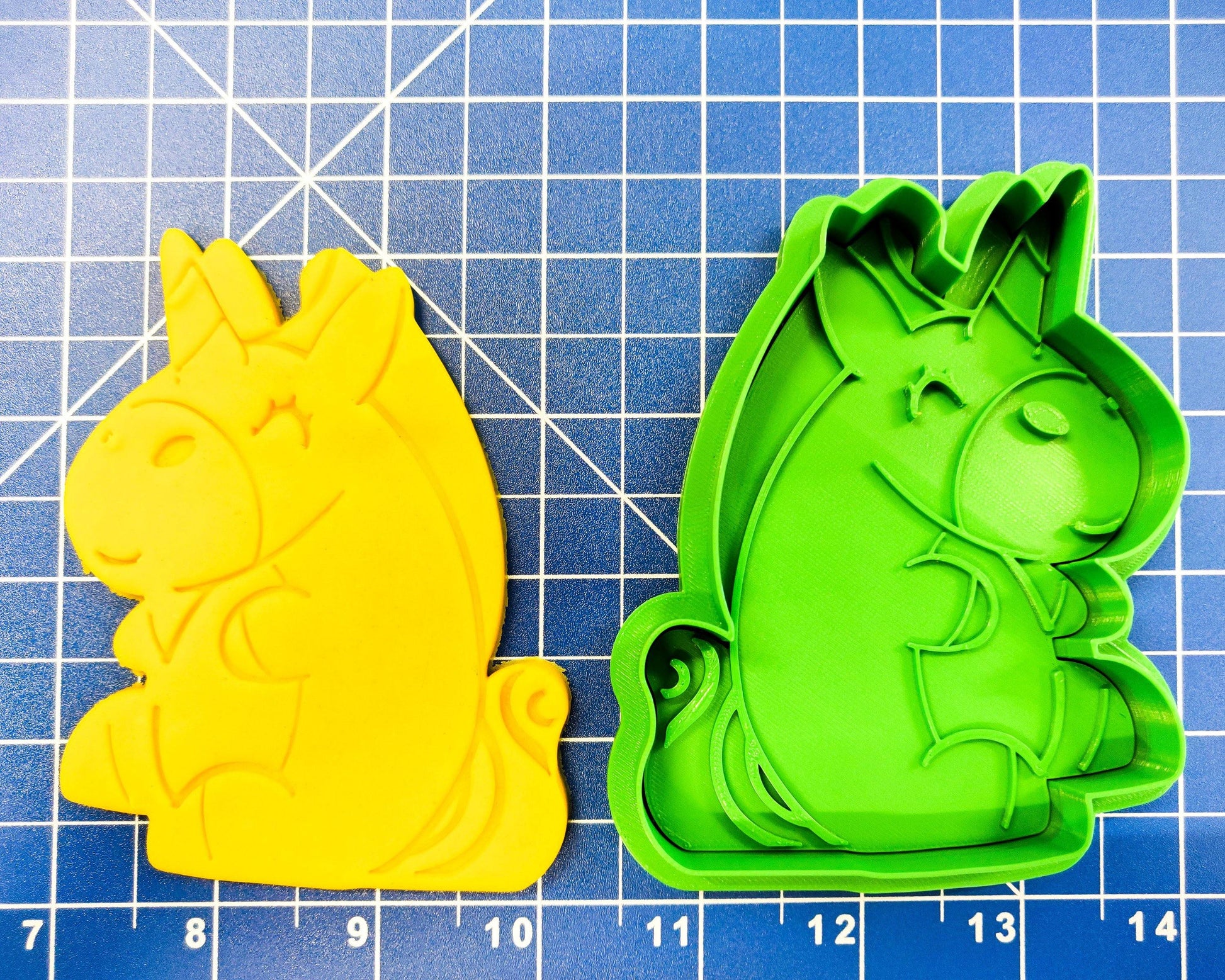 Super Cute Unicorn Cookie Cutter Plush Unicorn Face or Full Body - Malta Cookie Cutters