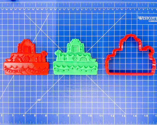 Altar Dia de los Muertos Mexico Mexican  Happy Halloween Cookie Cutter Text Season Greetings Custom Cookie Cutter - Malta Cookie Cutters