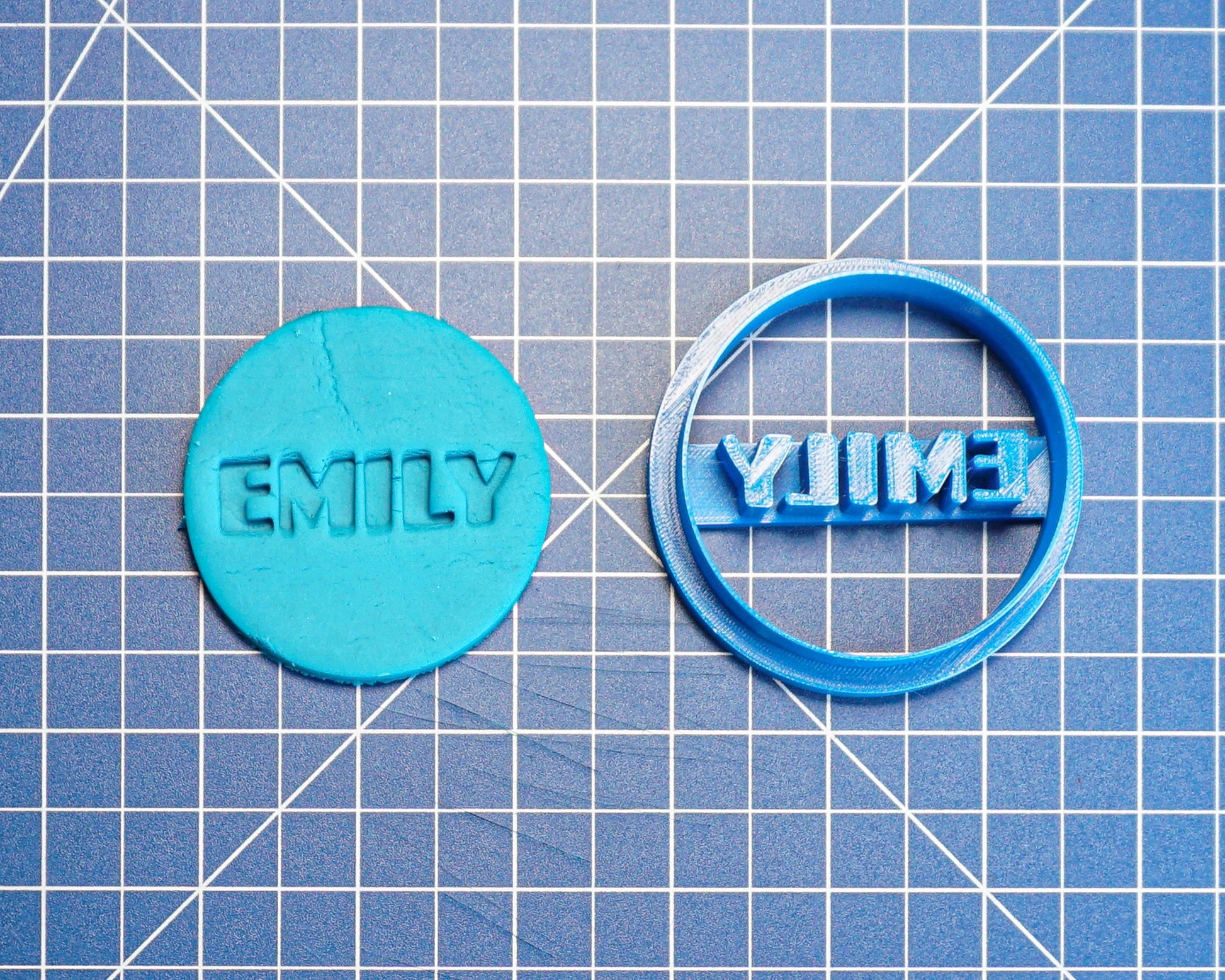 Custom Name Choose Your Name Cookie Cutter Fondant Clay Soap Stamp Baking Galletas Biscotti - Malta Cookie Cutters