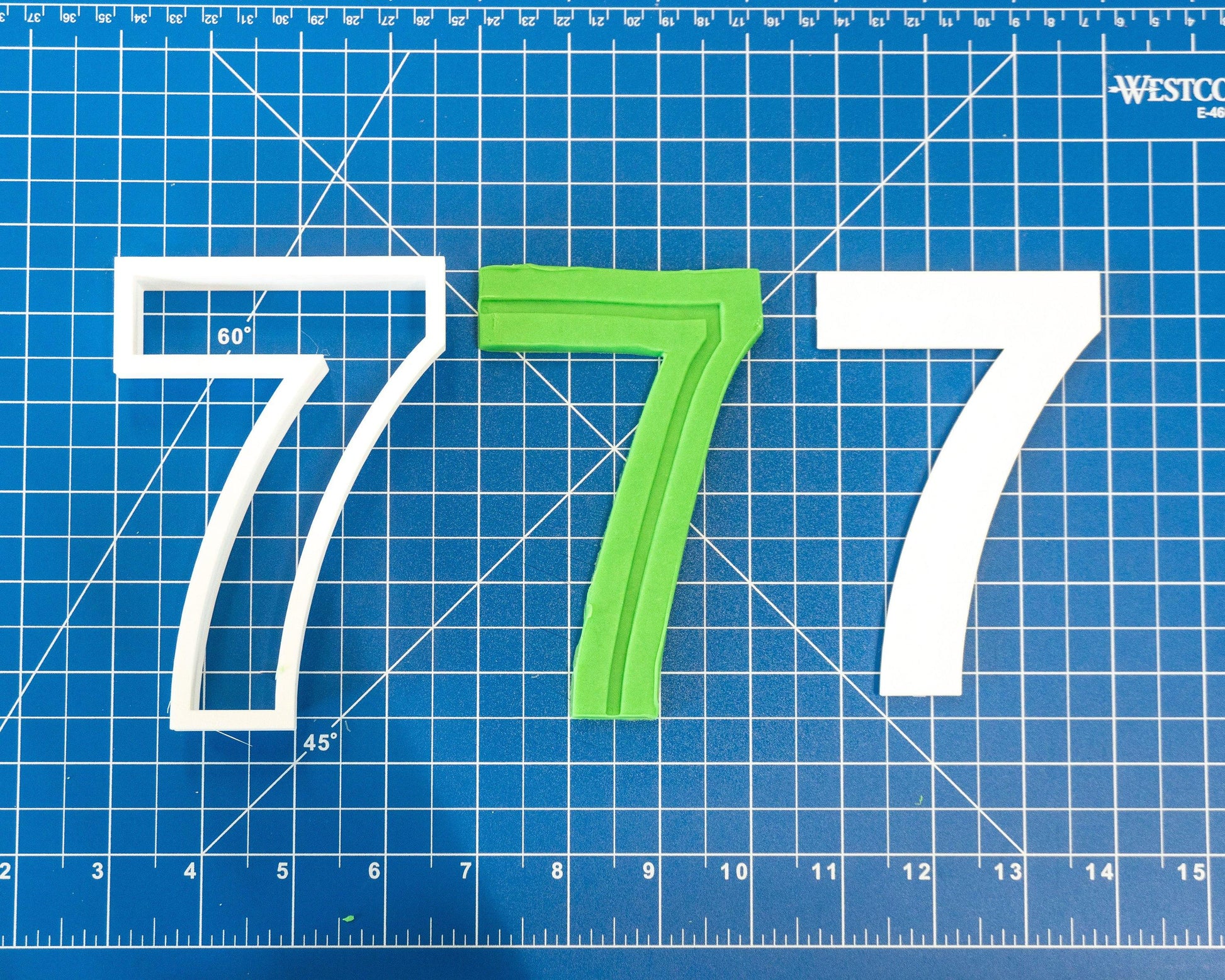 Numbers 1 2 3 4 5 6 7 8 9 0 Cookie Cutters Fondant Cutters Icing Cutters - Malta Cookie Cutters