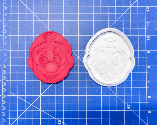 Super Mario Face | Cookie-Cutter  | Unicorn Cutters