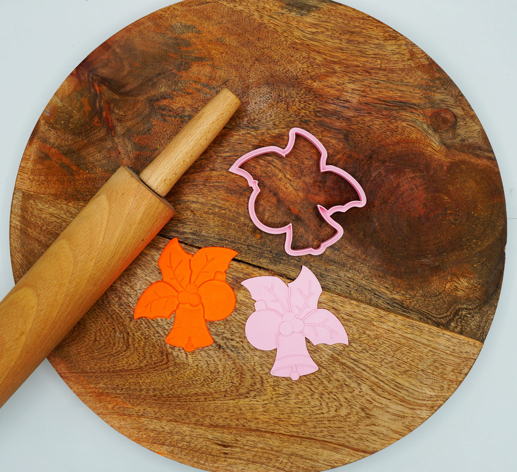 Xmas Christmas Cookie Cutters Set or Singles Fondant Cutters Clay Cutters Santa Snowflake Snowman Mistletoe Hot chocolate Mittens