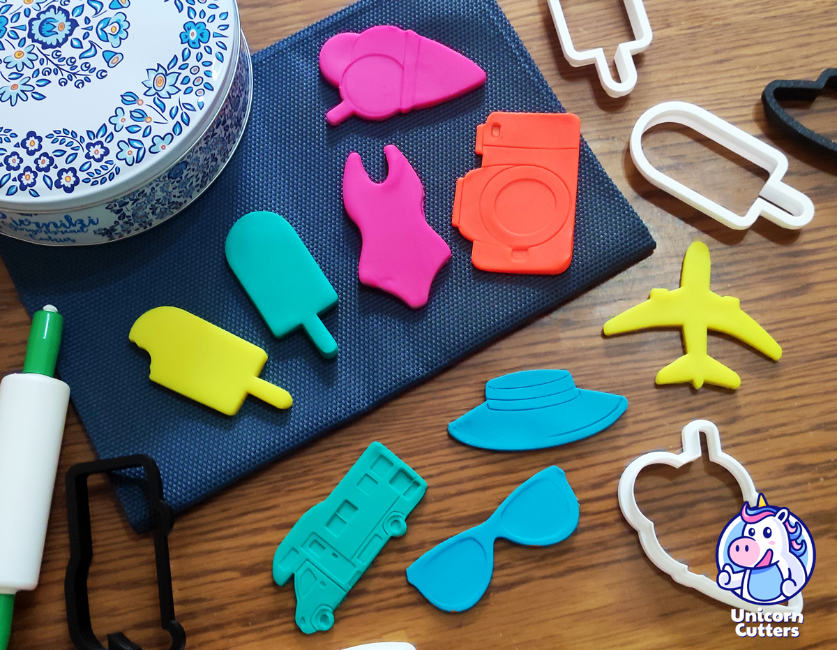 Set of Summer Themed Cookie Cutters