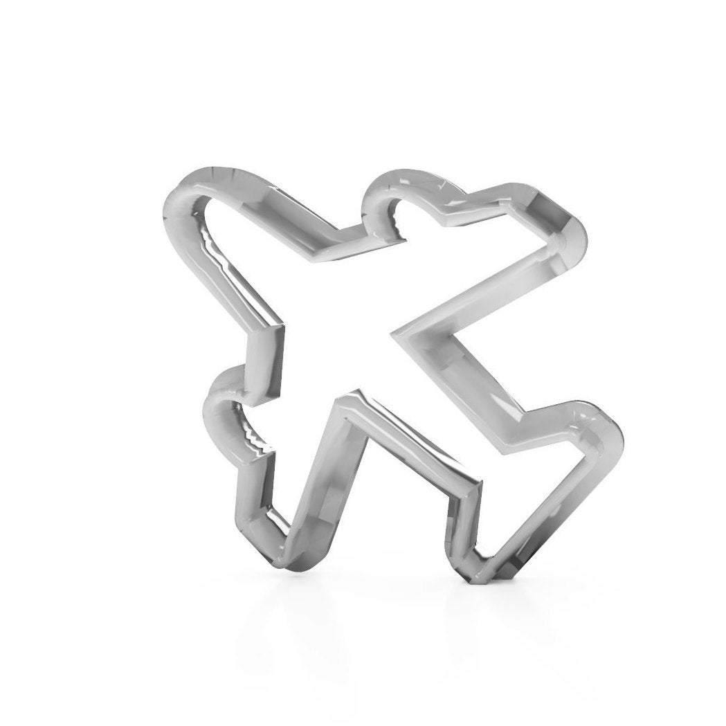Plane, Airplane Cookie Cutter | biscuits fondant clay cheese sugarpaste marzipan - Malta Cookie Cutters