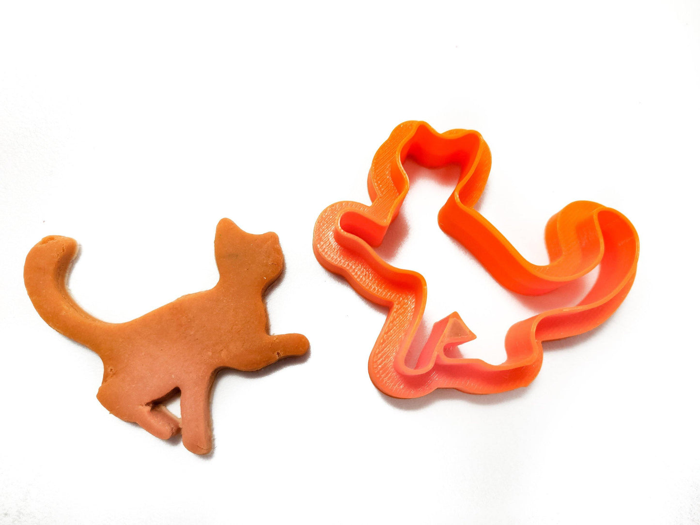 Cute Cat Cookie Cutters with different poses Stretching cat, sitting cat and walking cat icing cutter | biscuits fondant clay cheese - Malta Cookie Cutters