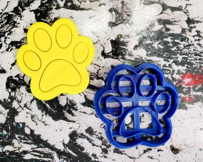 Dog Paw cookie cutter for pet lovers | biscuits fondant clay cheese sugarpaste marzipan Dog bone - Malta Cookie Cutters