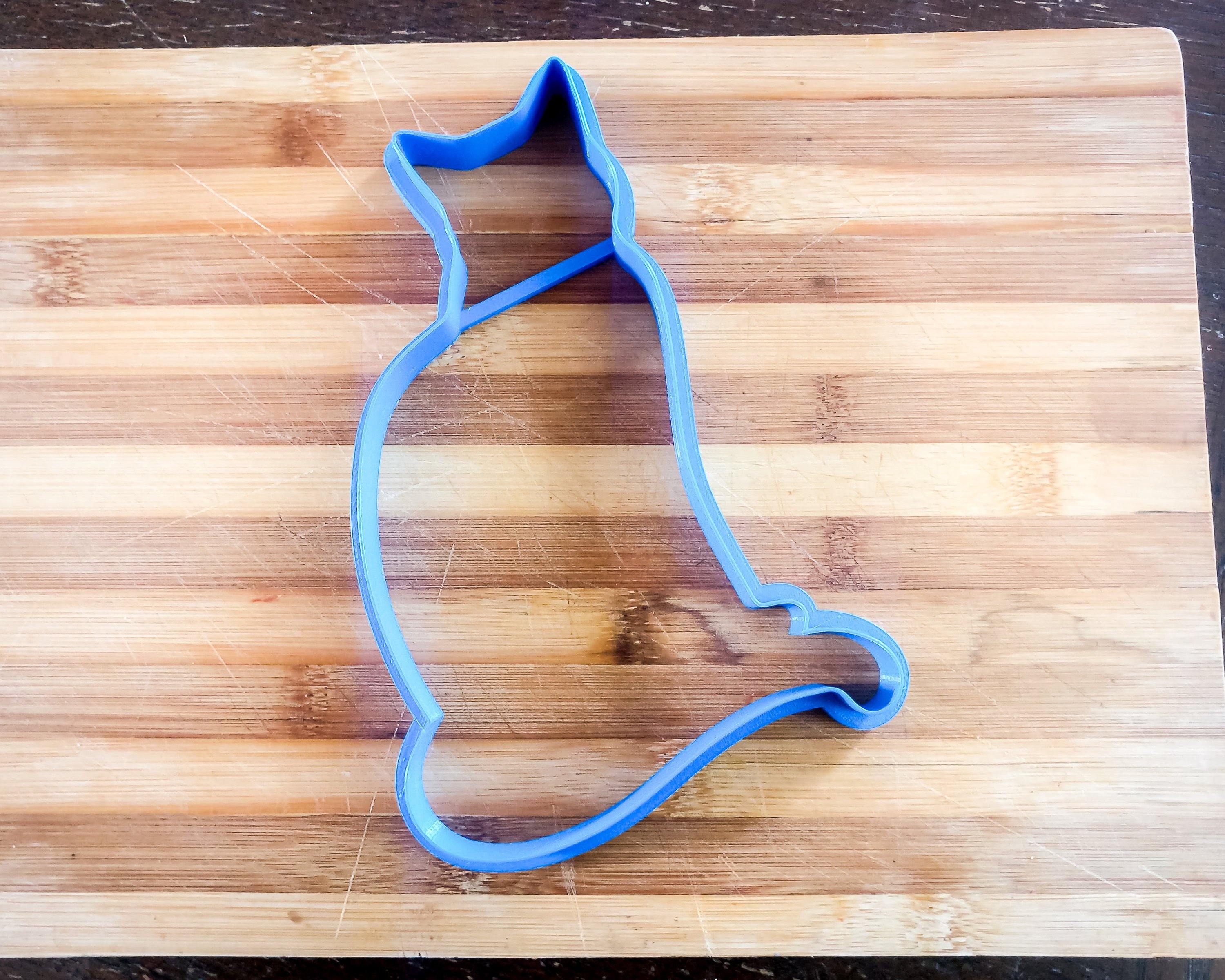 Large cat shop cookie cutter