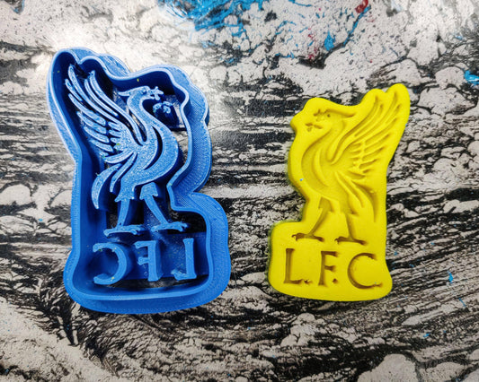 Liverpool Team Emblem League Cookie Cutter Fanmade Logo LFC Calcio Futbol Football Cookie Cutter - Malta Cookie Cutters
