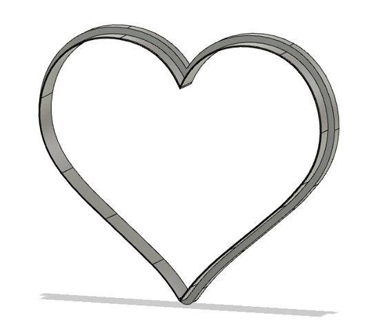 Heart Shaped Figolla Cake Cutter large cookie cutter 18cm cutter - Malta Cookie Cutters