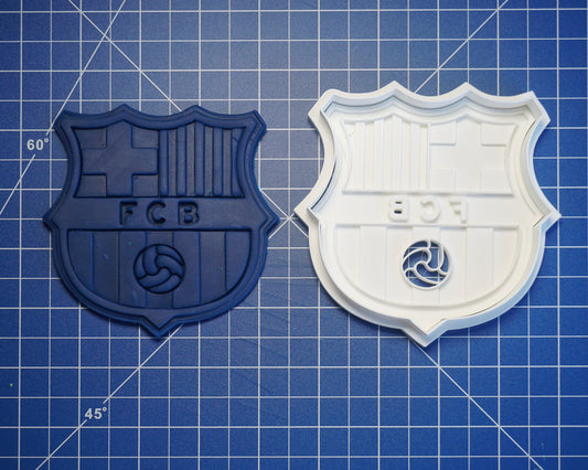 Barcelona Barca Barça La liga Futbol España | Galletas Corta Galletas biscuits fondant clay cheese sugarpaste marzipan - Malta Cookie Cutters